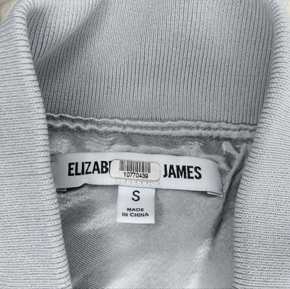 Elizabeth & James Royan Bomber Jacket Metallic Size S